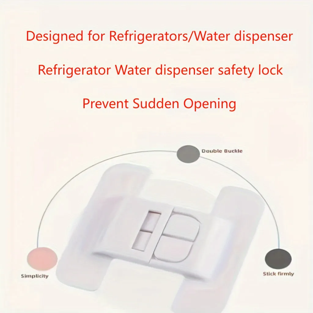 2pcs AntiOpening Refrigerator Safety Lock Drawer Lock Water Dispenser Lock