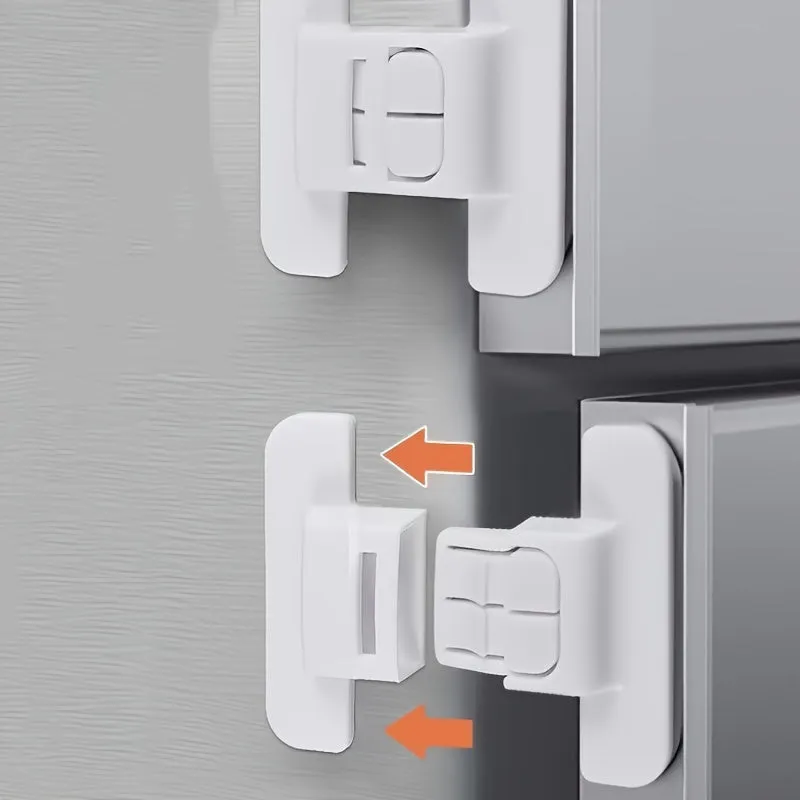2pcs AntiOpening Refrigerator Safety Lock Drawer Lock Water Dispenser Lock