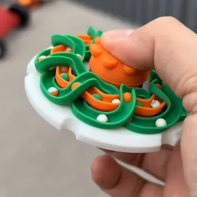 3D Printed Fidget Spinner Rolling Balls Visual Effect