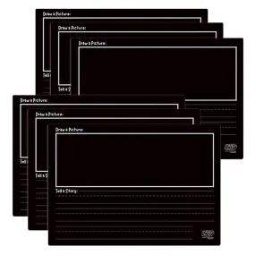 6Pk Draw A Picture Activity Playmat