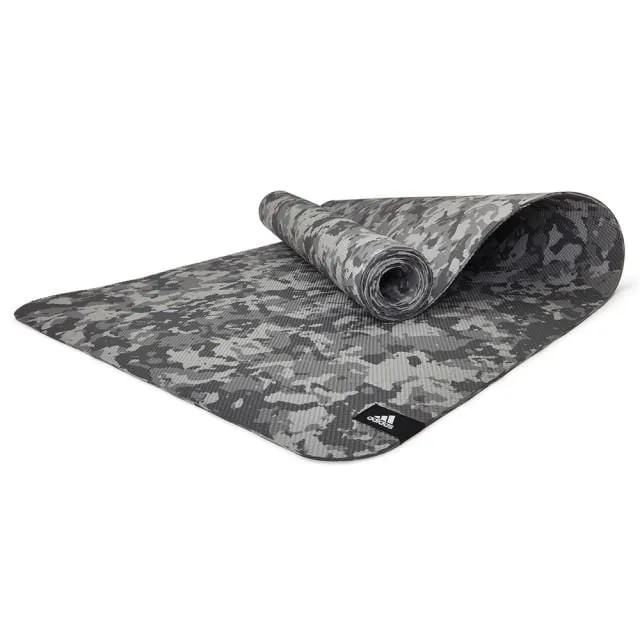 Adidas Accessories Fitness Admt-13231Gr Training Mat Grey Camo Mats