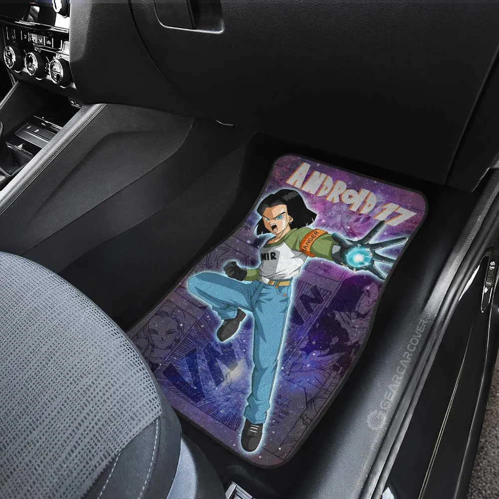 Android 17 Car Floor Mats Custom Galaxy Style Car Accessories