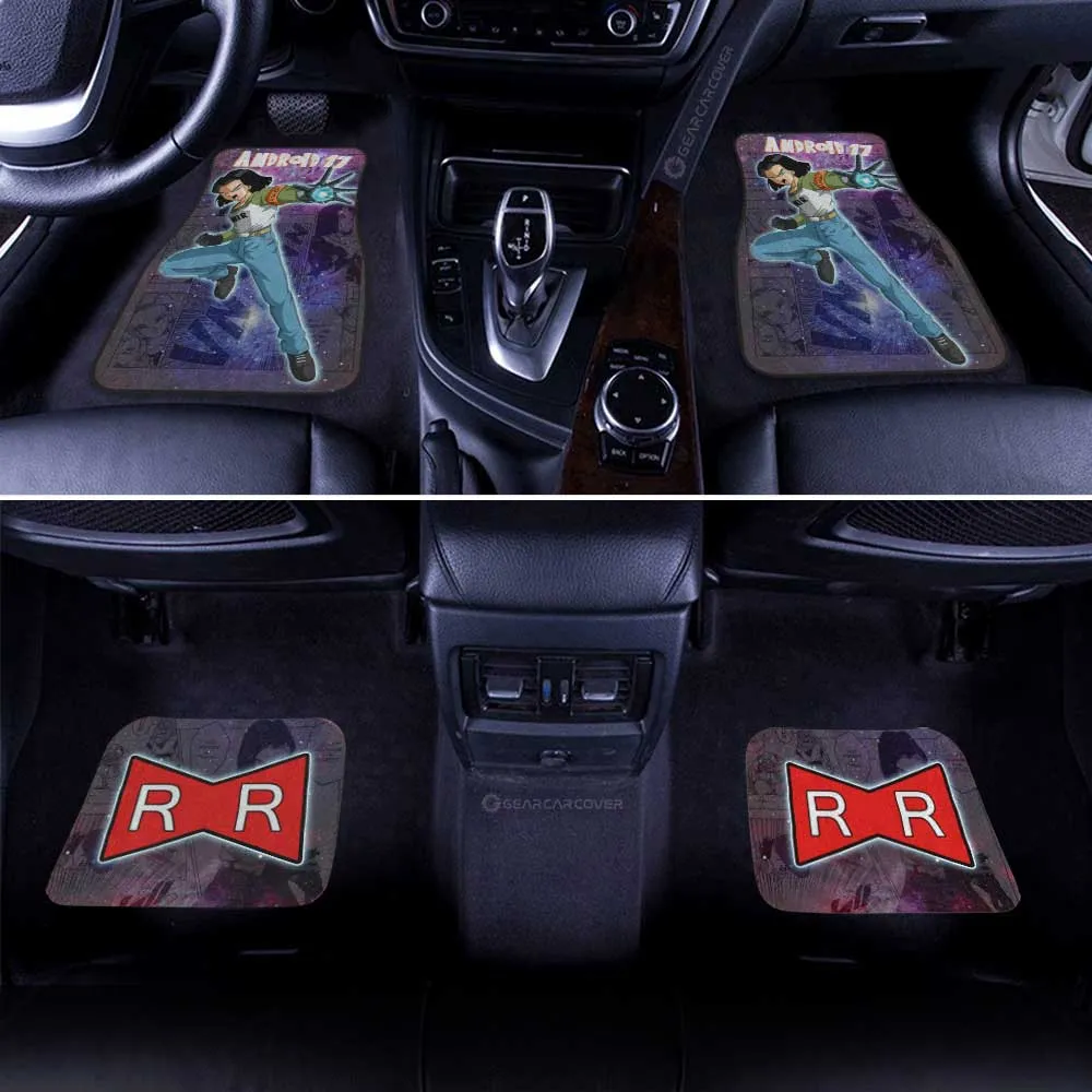 Android 17 Car Floor Mats Custom Galaxy Style Car Accessories