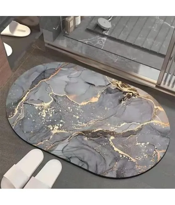 Anti-Skid Rubber Bath Mat(300)5403-Marble