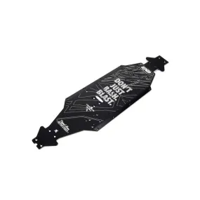 ARRMA Aluminum Chassis CNC 7075 T6 LWB Black ARA320571