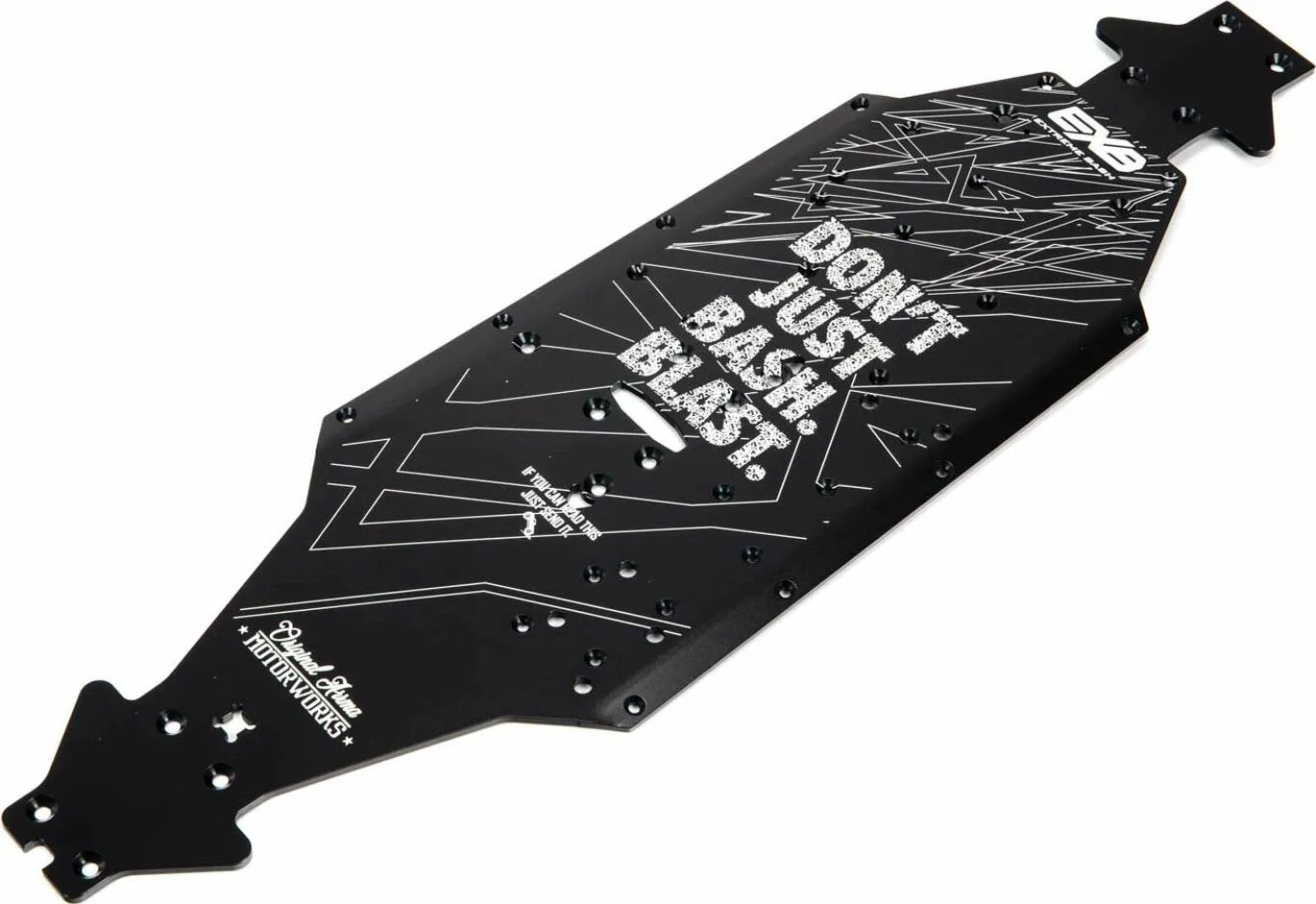 ARRMA Aluminum Chassis CNC 7075 T6 LWB Black ARA320571