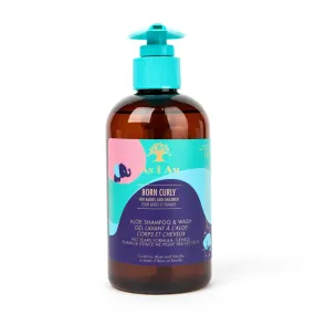 AS I AM Born Curly Aloe Shampoo & Wash (8oz)
