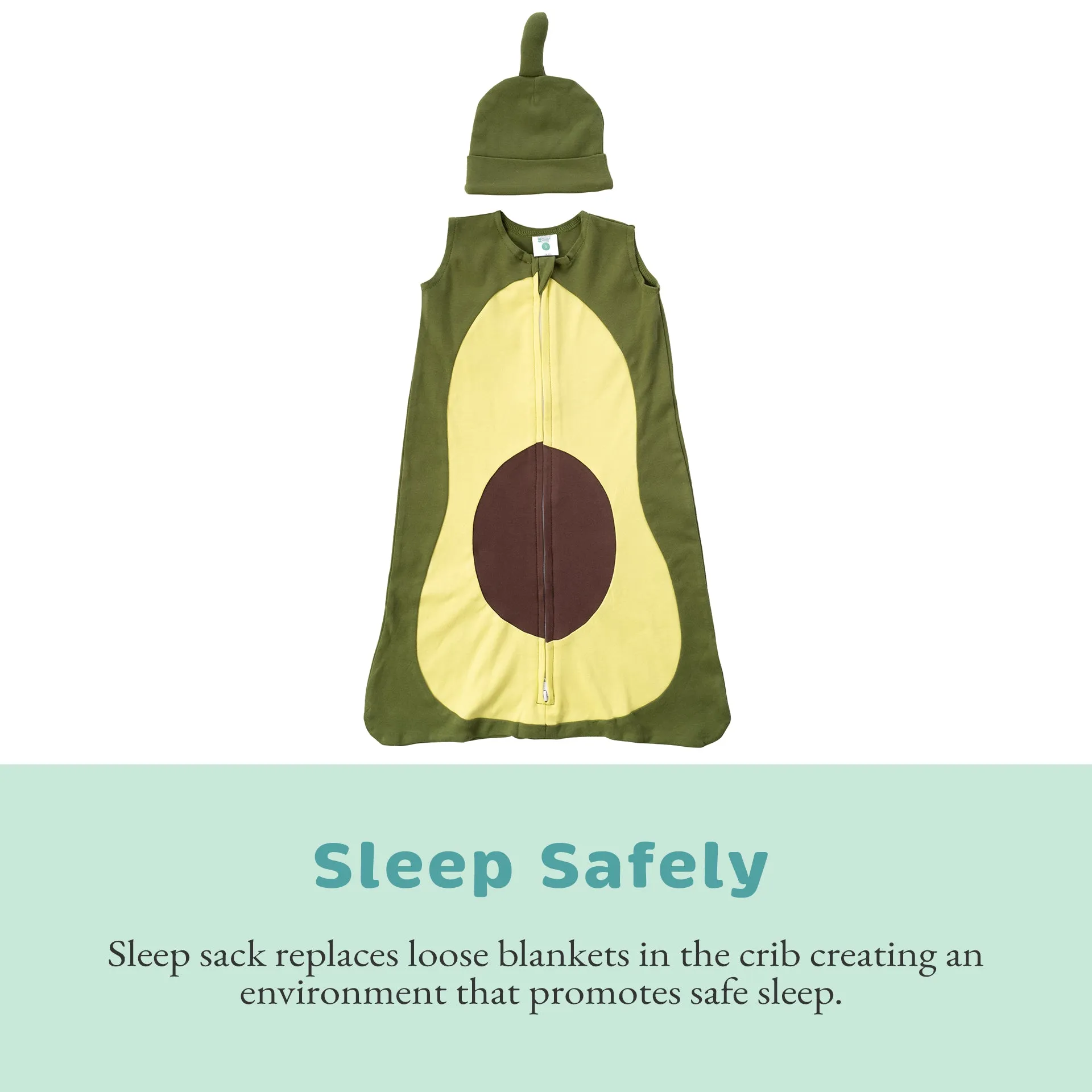 Avocado Cotton Wearable Blanket