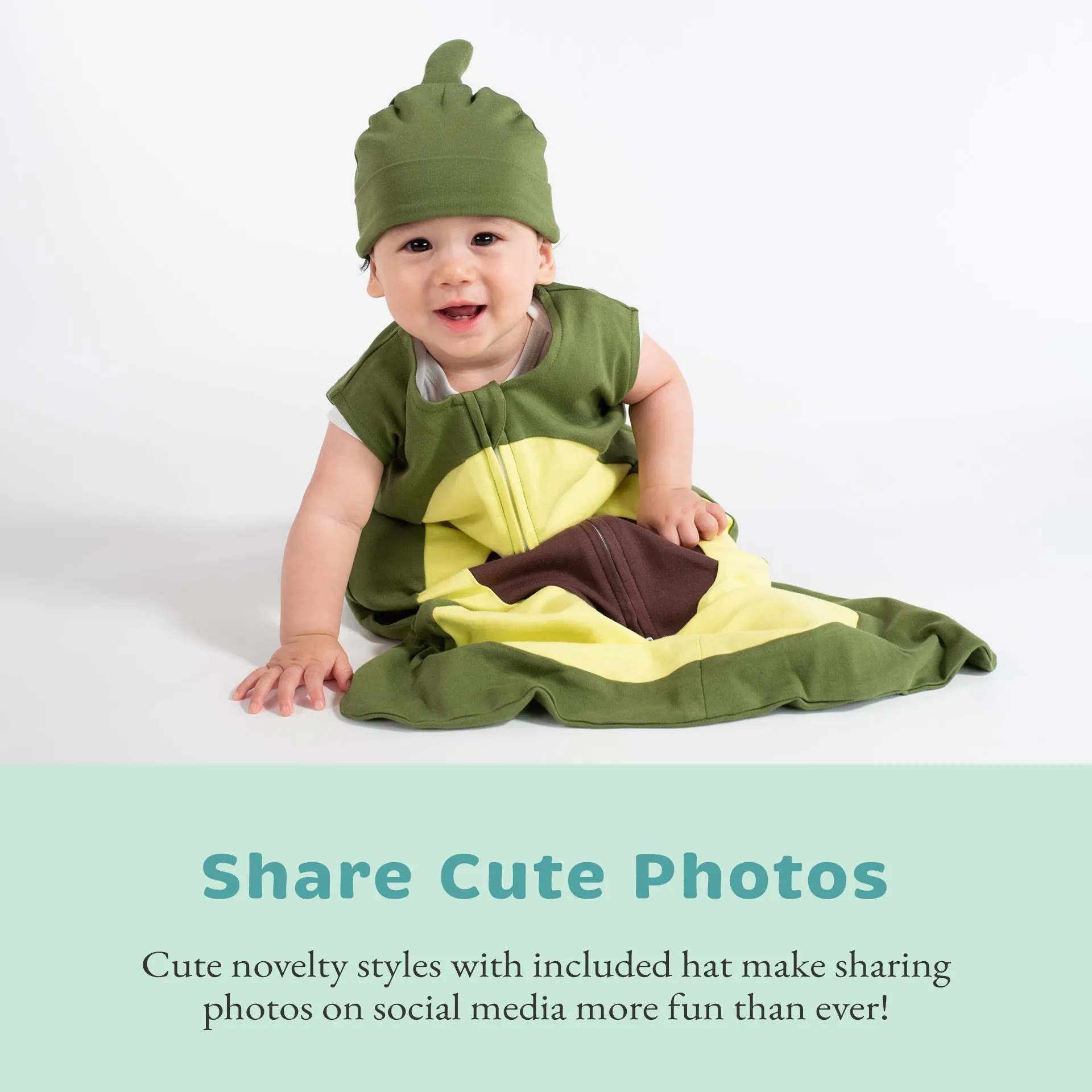 Avocado Cotton Wearable Blanket