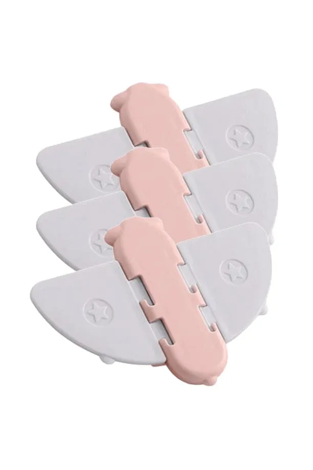 Baby Butterfly Style Safety Lock - Pack Of 3