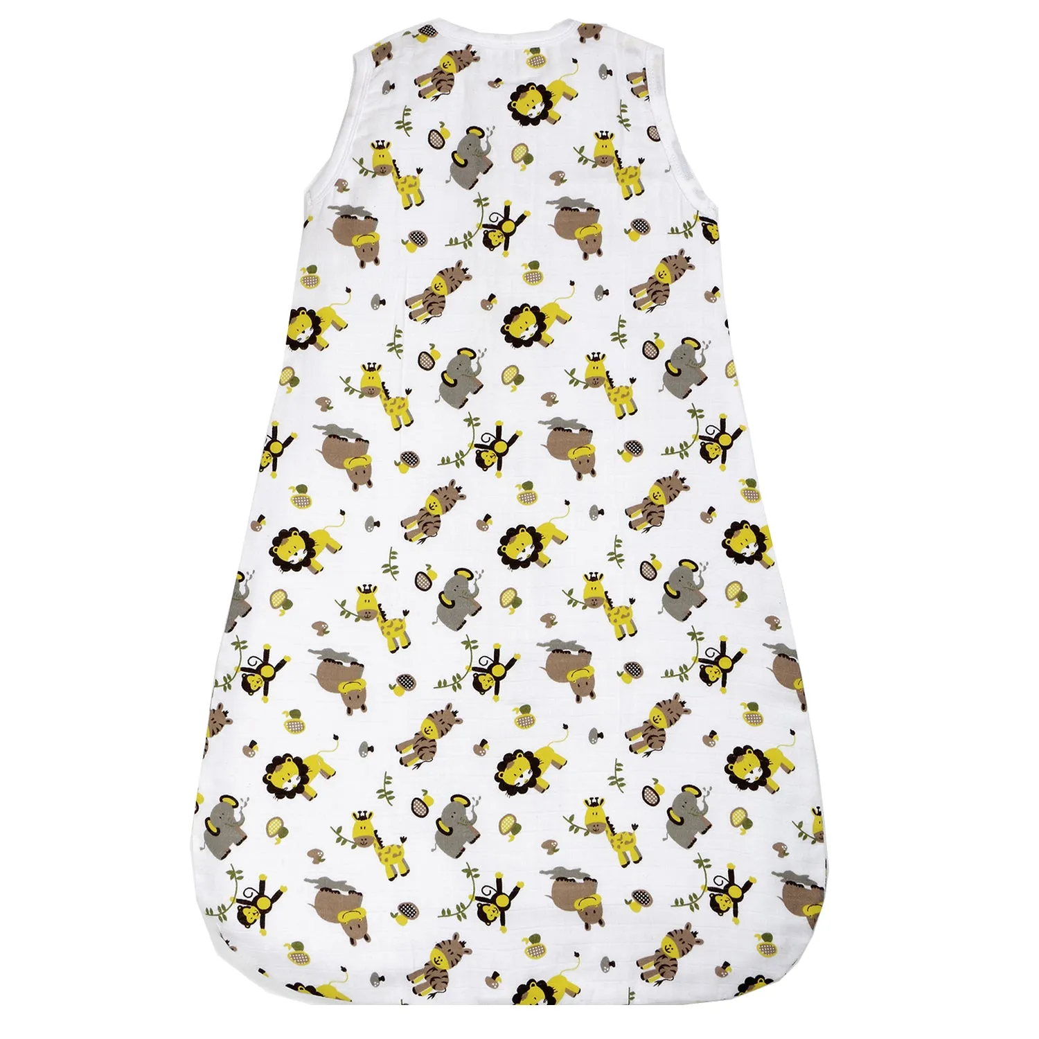 Baby Sleep Sack - Muslin - Zoo Yellow
