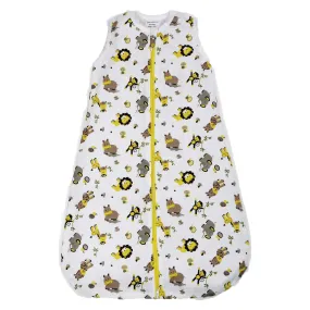 Baby Sleep Sack - Muslin - Zoo Yellow