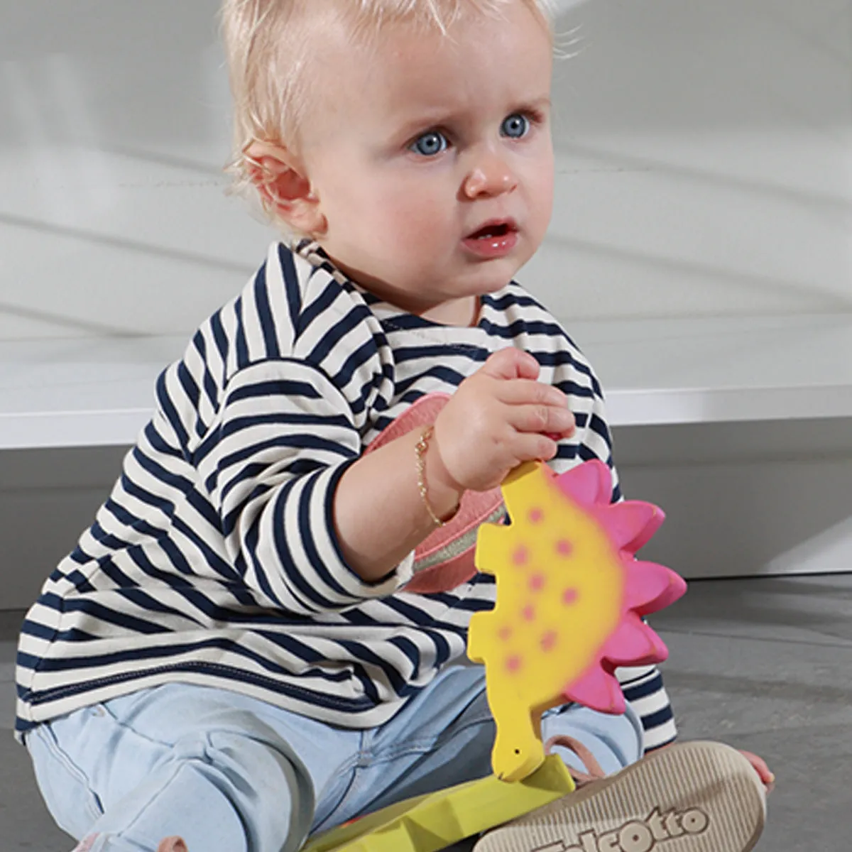 Baby Stegosaurus (Stego) Organic Natural Rubber Toy