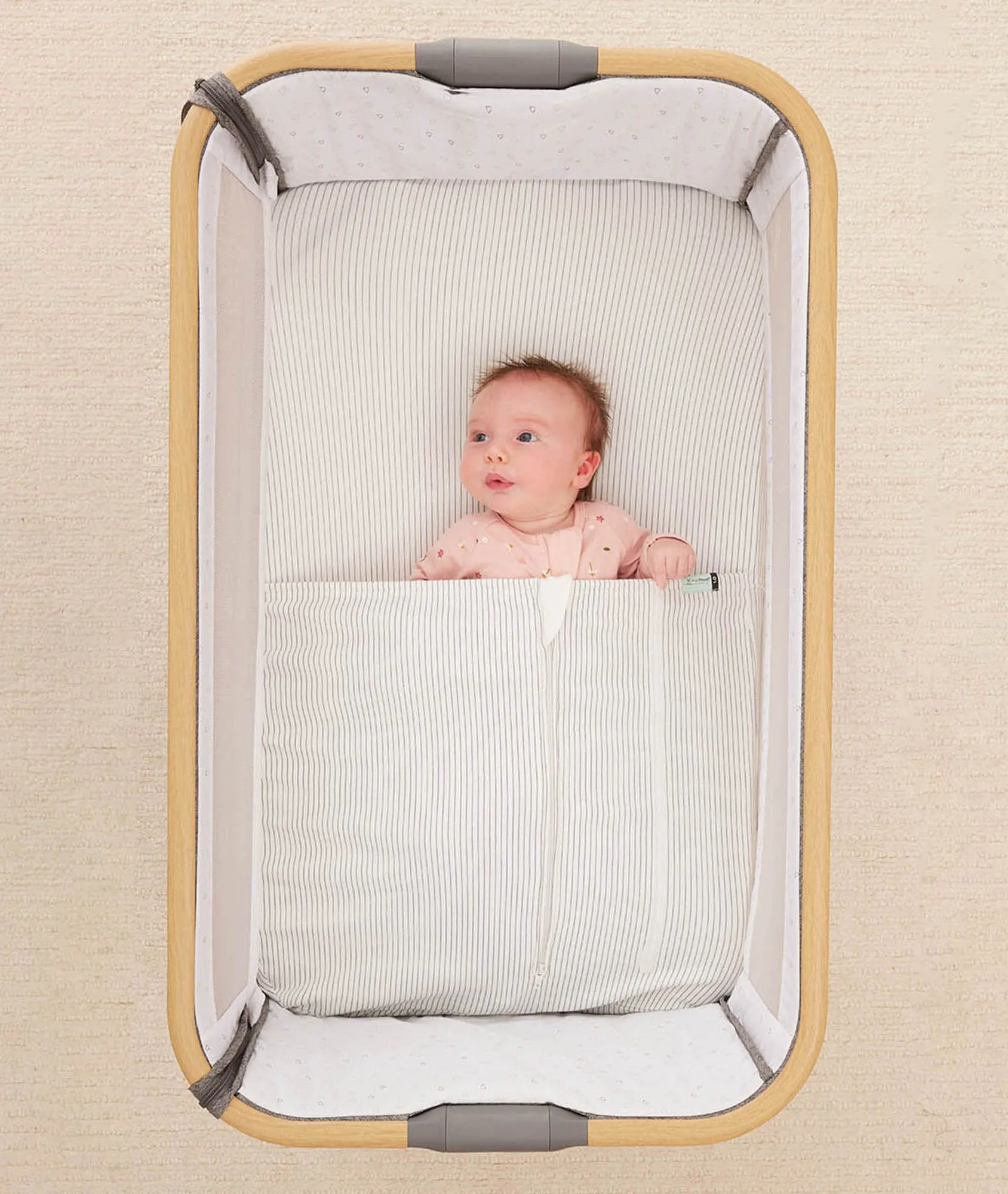 Baby Tuck Sheet Midnight Stripe