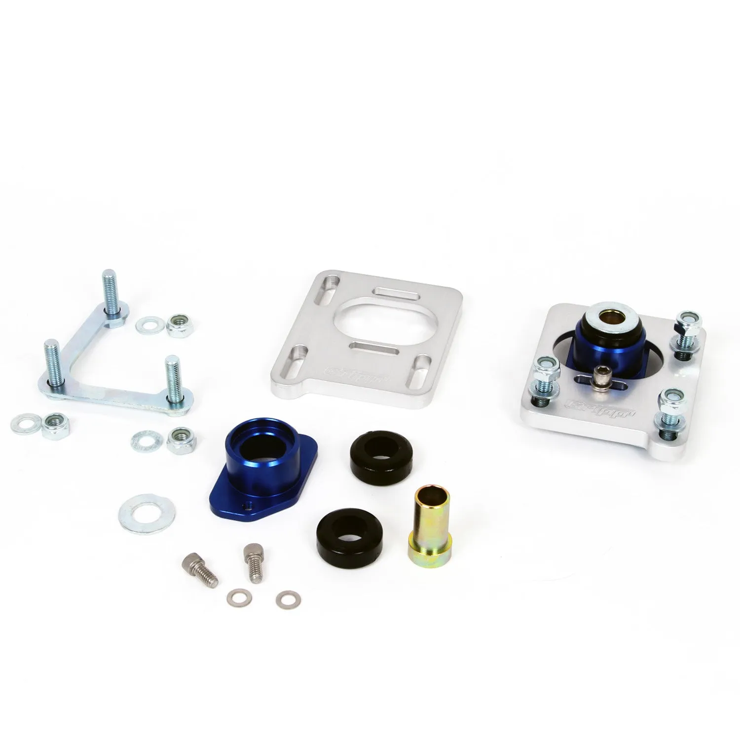 BBK Performance Parts 2527 1994-2004 MUSTANG FRONT CASTER CAMBER PLATE KIT (CNC BILLET ALUMINUM).