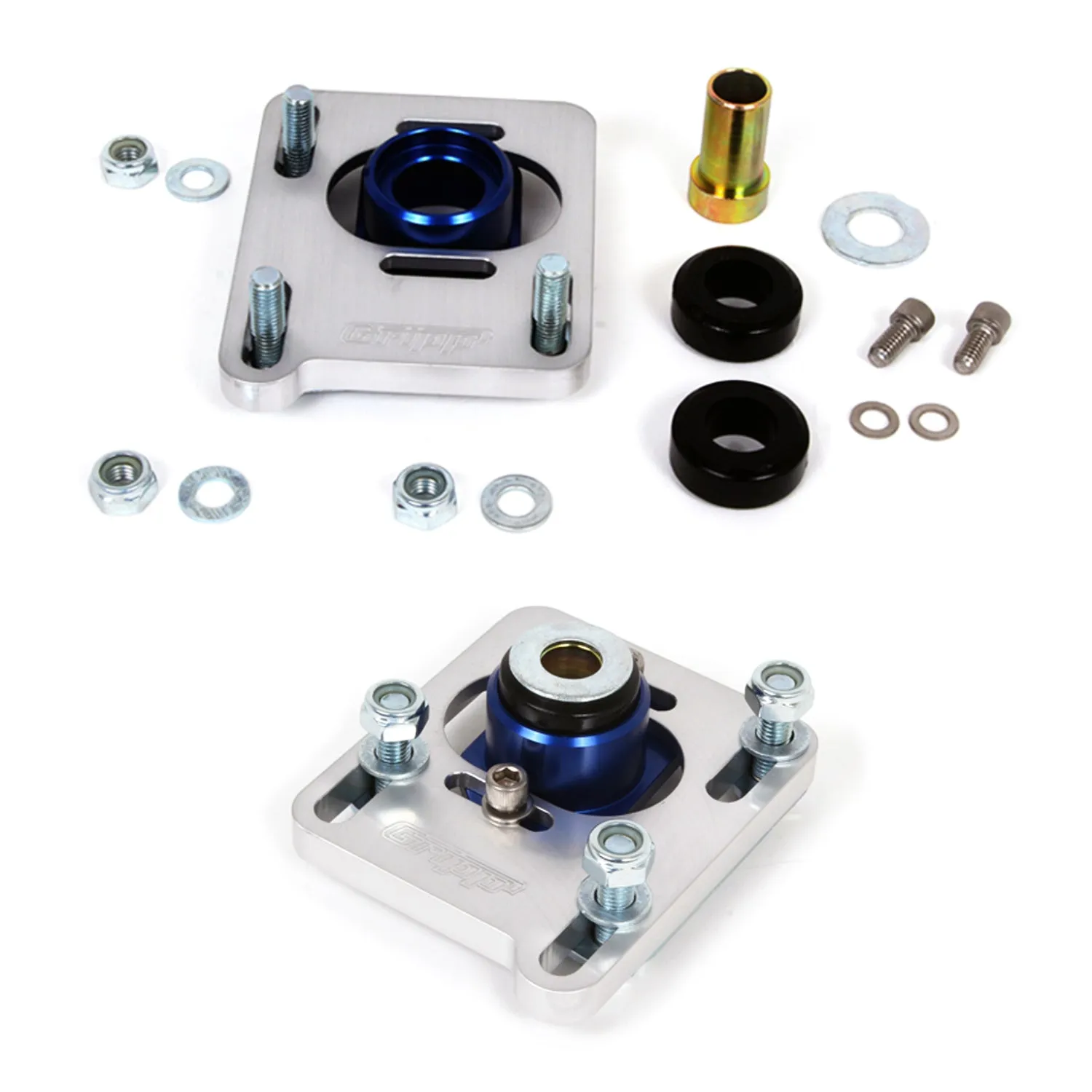 BBK Performance Parts 2527 1994-2004 MUSTANG FRONT CASTER CAMBER PLATE KIT (CNC BILLET ALUMINUM).