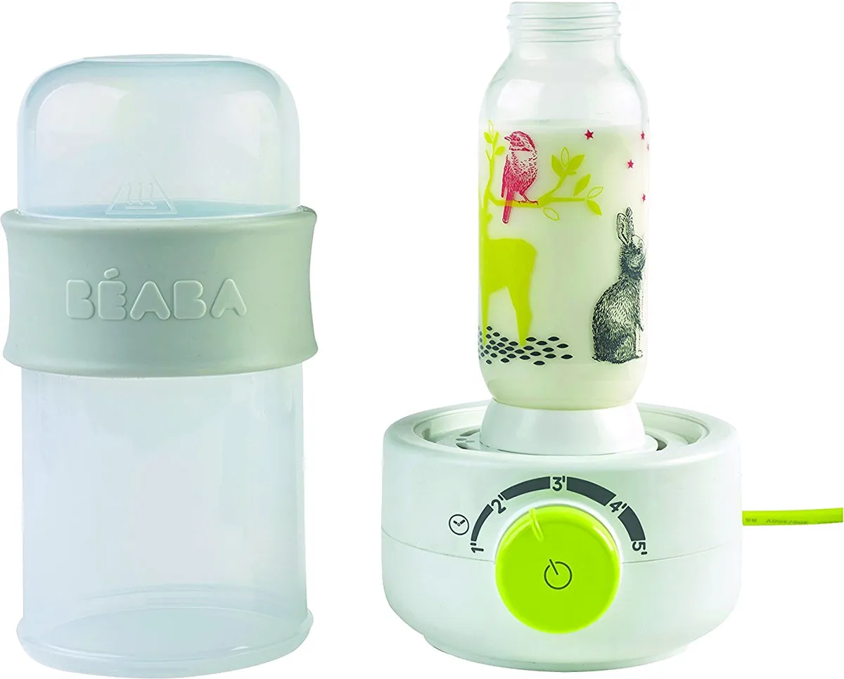 Beaba Babymilk Quick Bottle Warmer - Neon