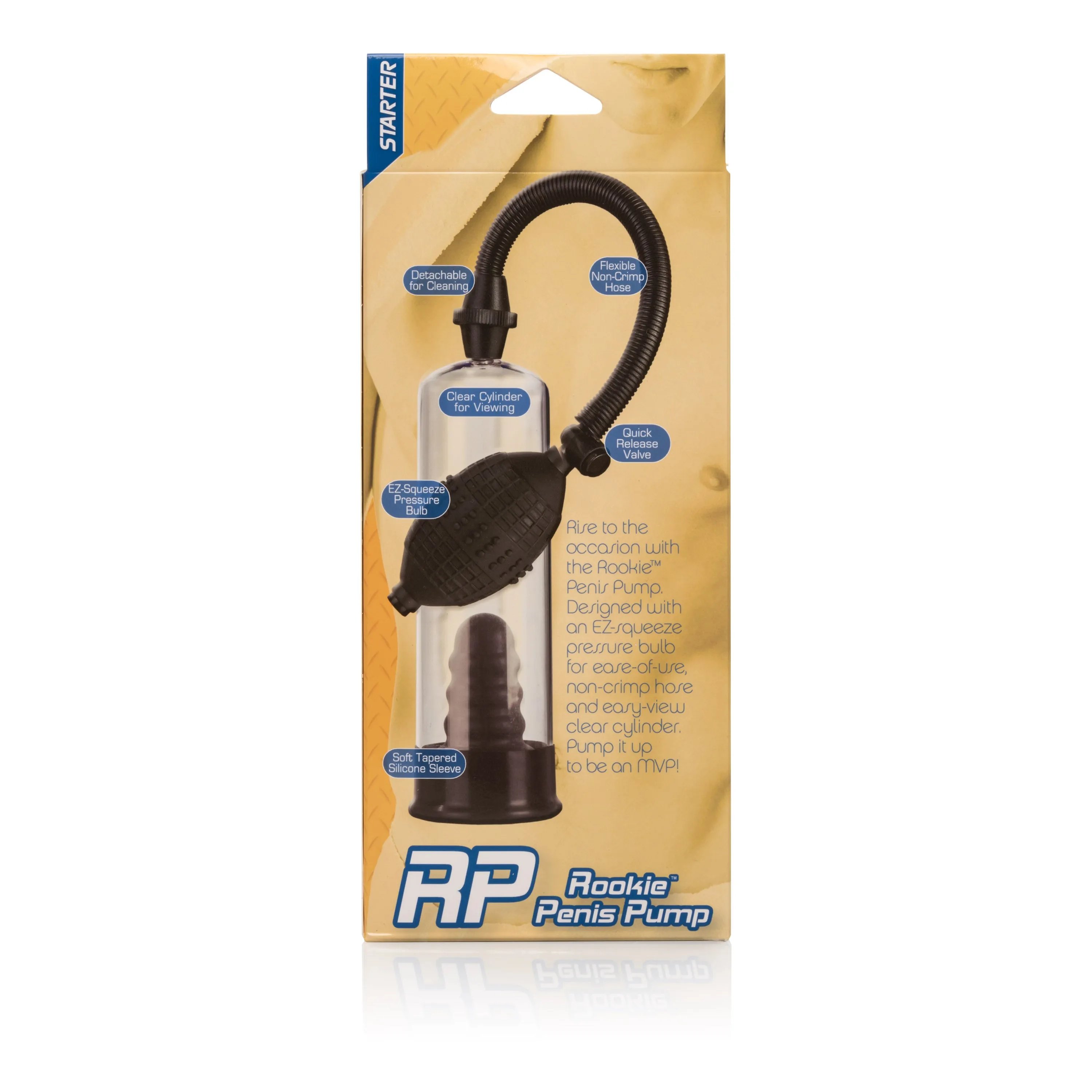Beginner's Fun Penis Pump with Comfy Sleeve and Easy-Use Hose