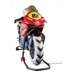 BikeTek Tyre Warmers Set For 110/70-17 Front & 140/70-17 Rear Tyres - UK 3 Pin Plug