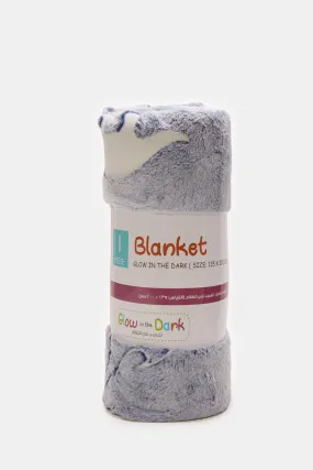 Blue Dinosaur Pattern Kids Blanket