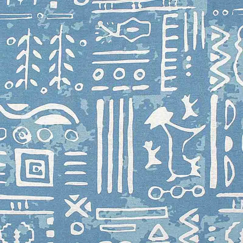 Blue Gamathi Cotton Dohar | Single Size | 60 x 90 inches
