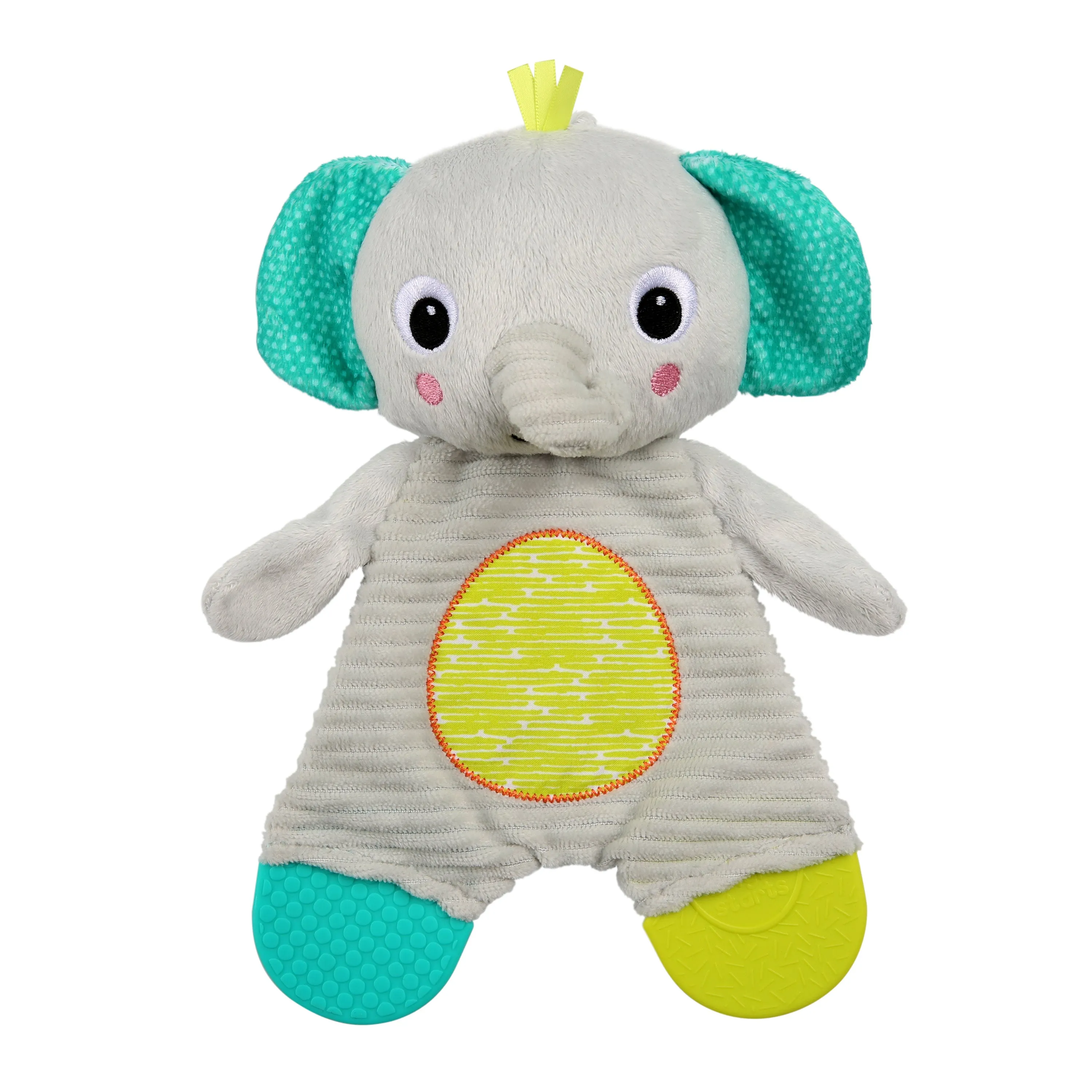 Bright Starts Snuggle & Teethe Plush Teether Toy, Assortment