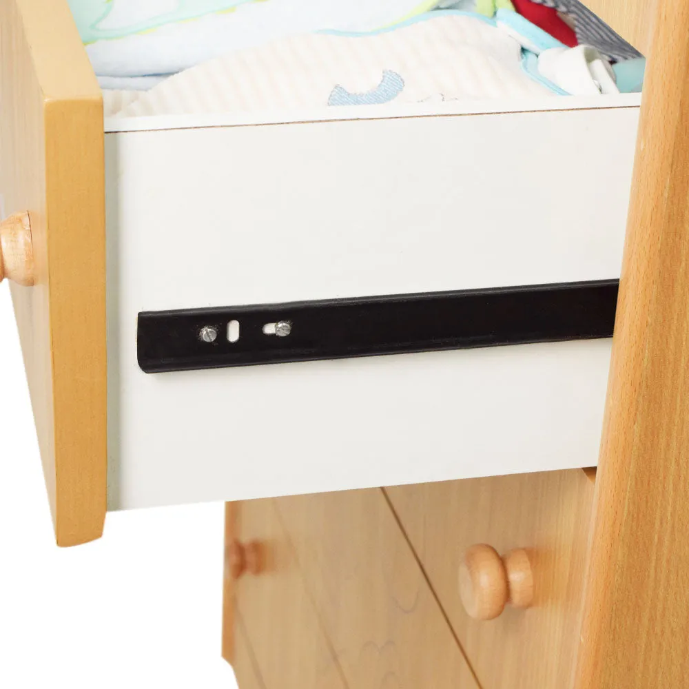 Brown Bear Wooden Changing Table for New Born Baby Nursery