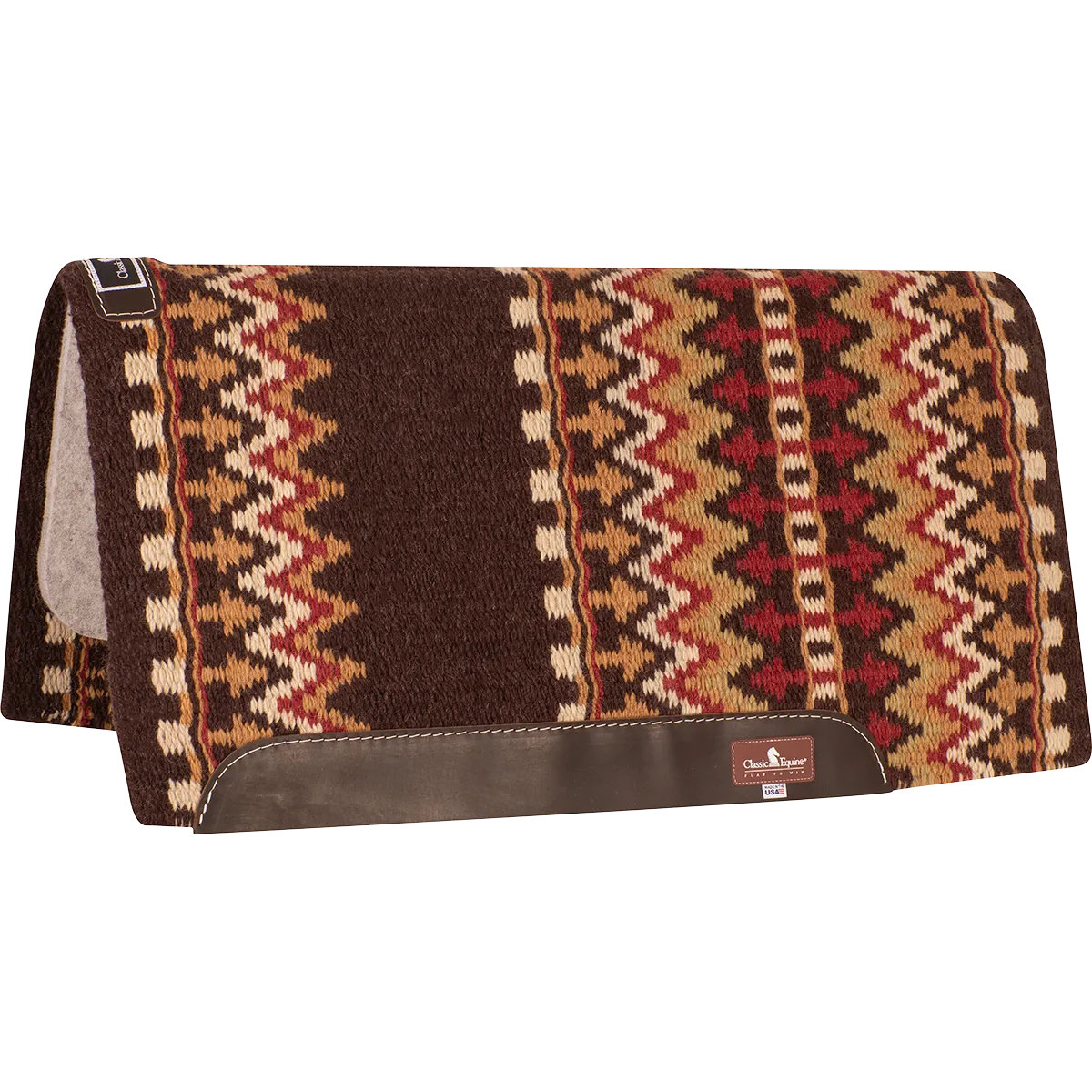 Classic Equine Classic Wool Top Saddle Pad: 34" x 38"