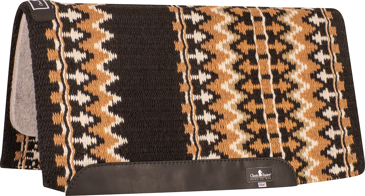 Classic Equine Classic Wool Top Saddle Pad: 34" x 38"