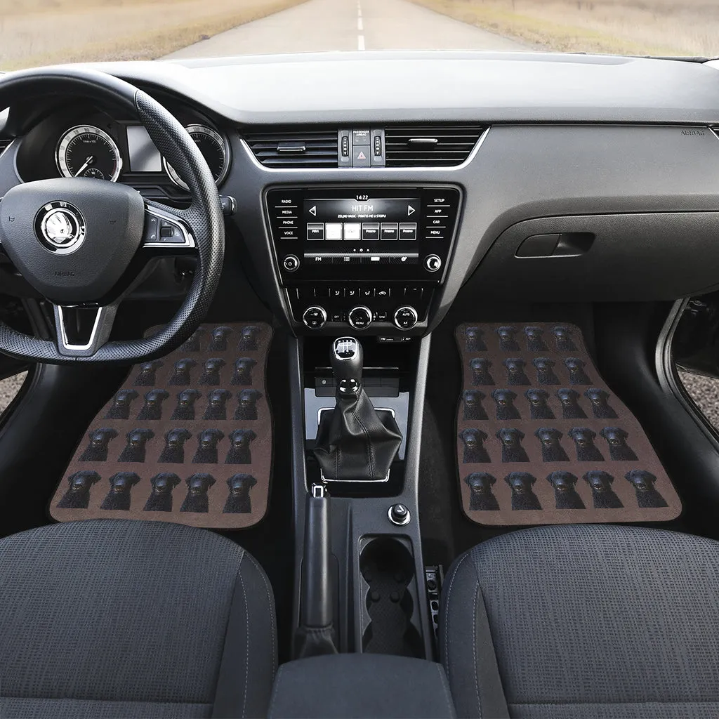Curly Coat Retriever Car Mats (Front & Back)