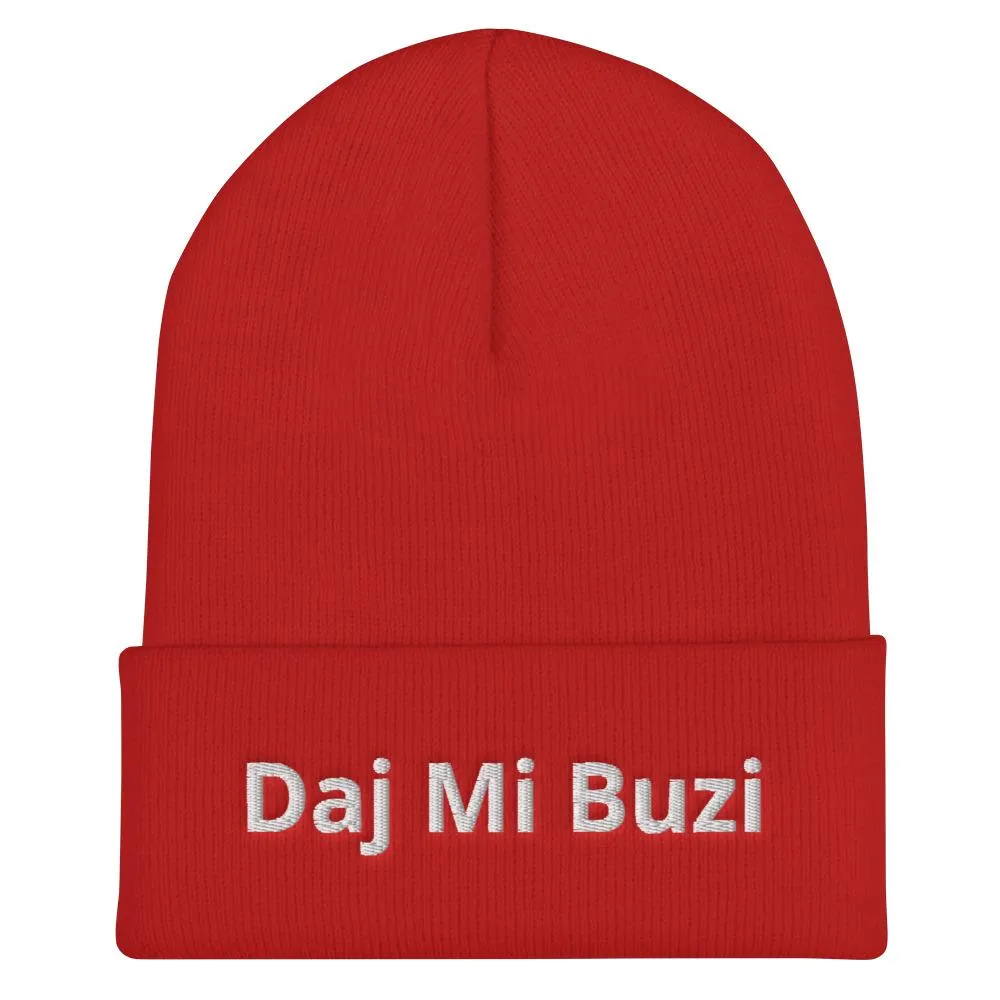 Daj Mi Buzi Cuffed Beanie