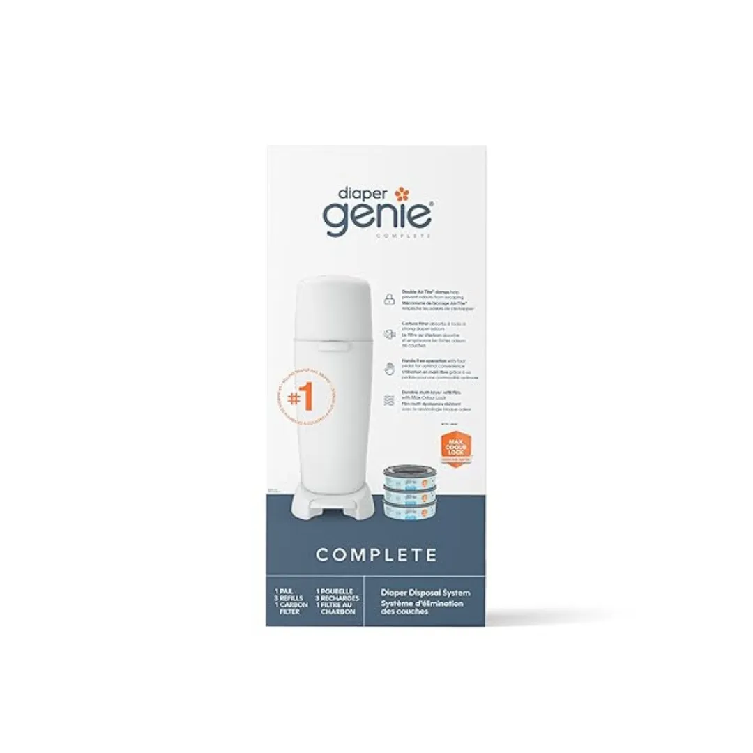 Diaper Genie Complete Diaper Pail with Odor Control