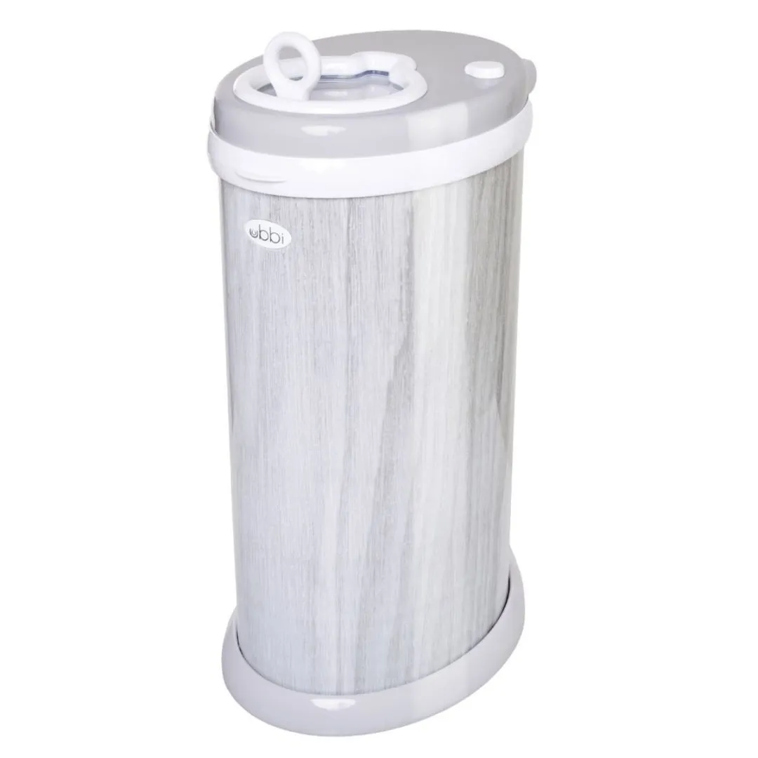 Diaper Pail - Grey Wood Grain