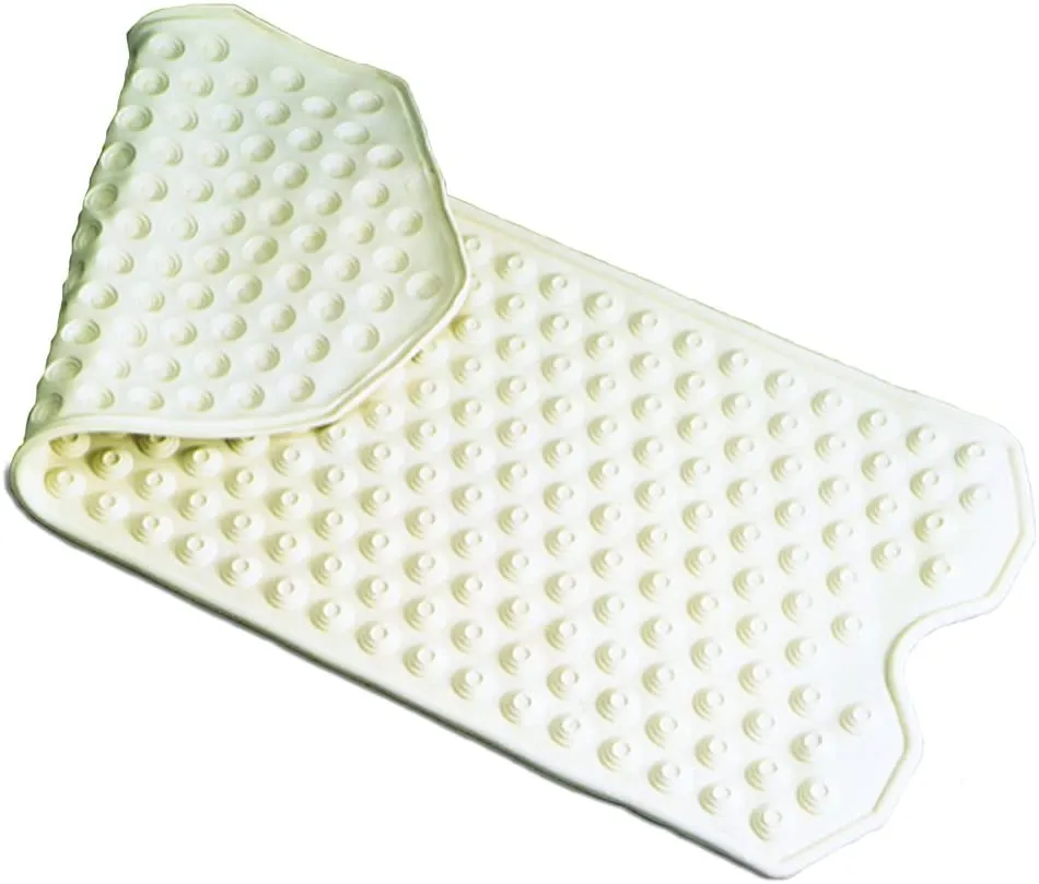 Essential Medical Bath Safety Deluxe Bath Mat in Cream