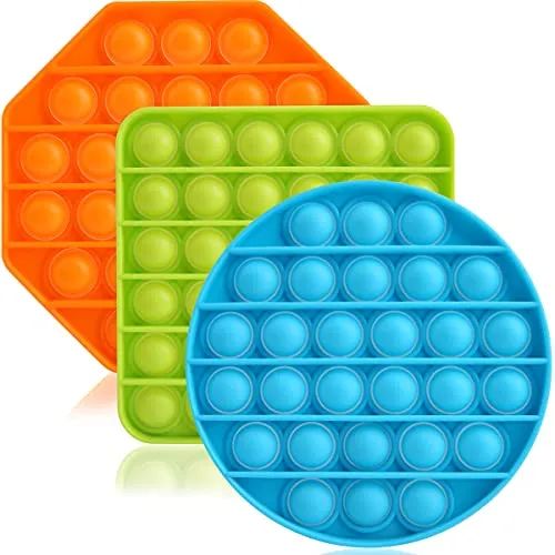 eZthings Heavy Duty Stress Relief Sensory Toy - Push Bubble Fidget Toys for Kids and Adults