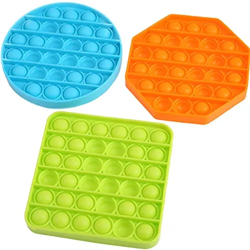 eZthings Heavy Duty Stress Relief Sensory Toy - Push Bubble Fidget Toys for Kids and Adults