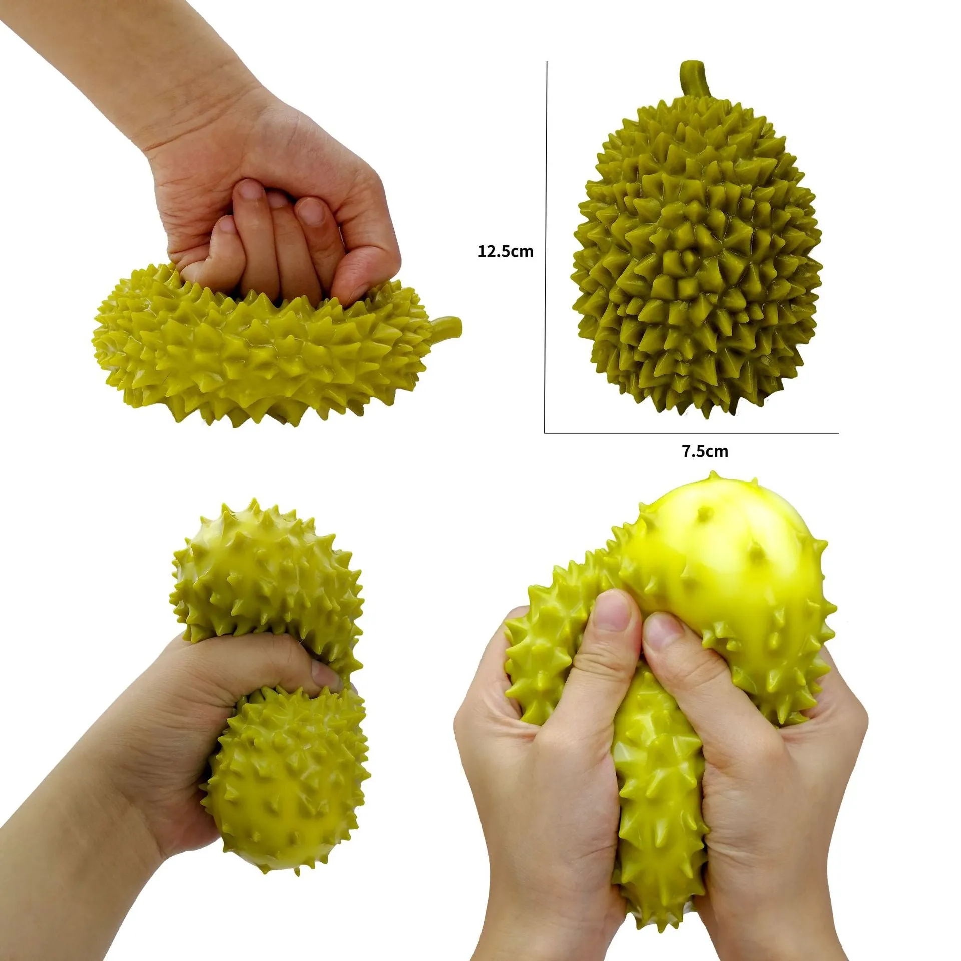 Fruit Durian Decompression Vent Squeezing Toy Children's Fruit Hand Pinch Not Rotten Decompression Toy