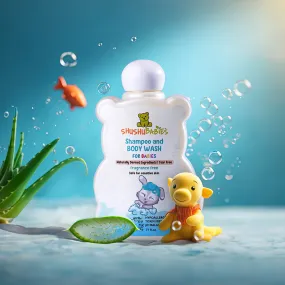Gentle Fragrance-Free Shampoo and Body Wash for Babies - All-Natural Care 200ml