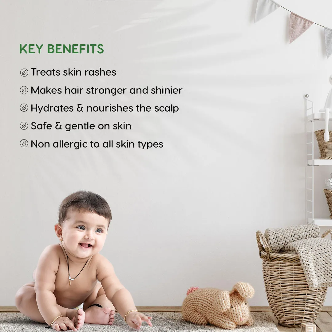 Gentle Fragrance-Free Shampoo and Body Wash for Babies - All-Natural Care 200ml