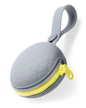 Grab & Go Silicone Pacifier Holder - Grey