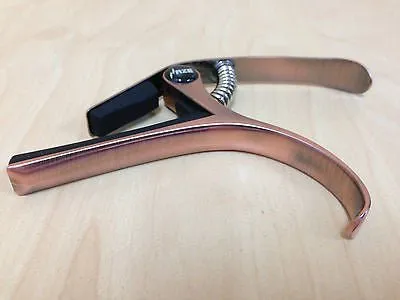 Haze DC06B Top Grade Zinc Alloy Acoustic/Classical Guitar Capo - Bronze   3 Free Picks
