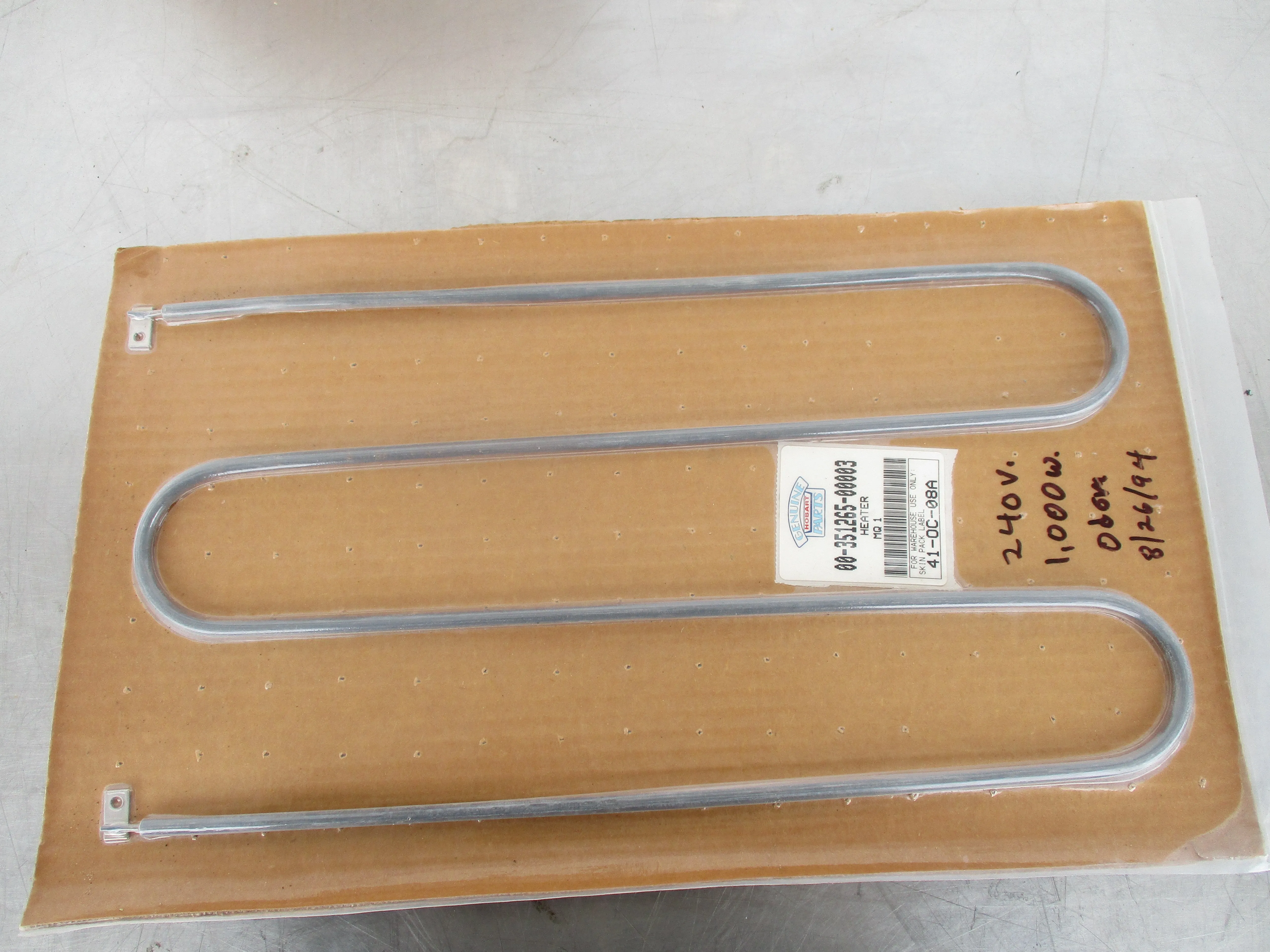 Hobart 00-351265-00003, Warmer Heating Element, 240v, 1000w, New-Old Stock, #5932