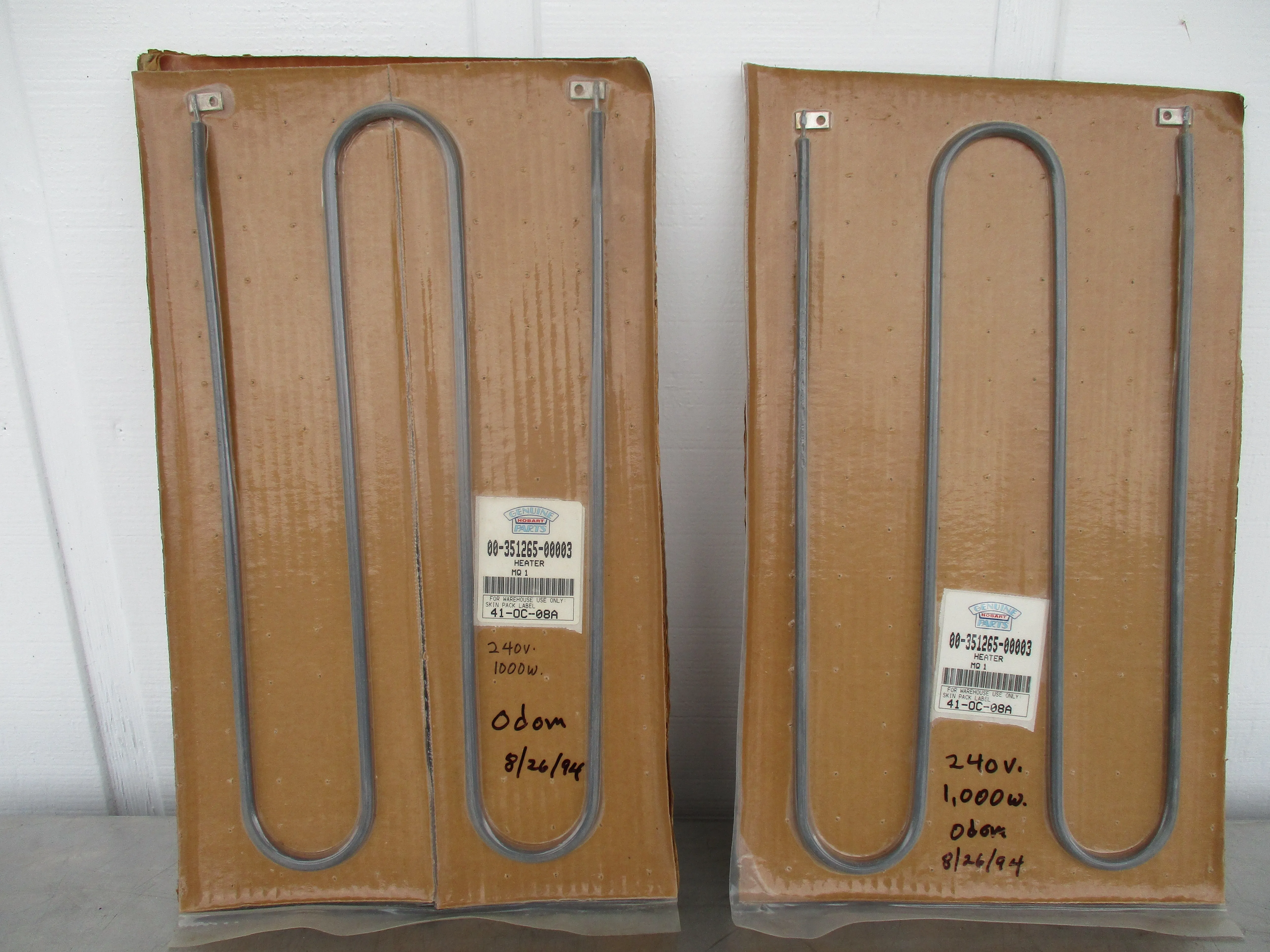 Hobart 00-351265-00003, Warmer Heating Element, 240v, 1000w, New-Old Stock, #5932