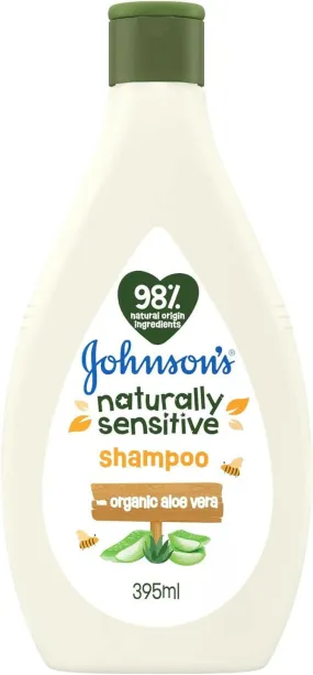 Johnson's Baby Naturally Sensitive Shampoo, 395ml
