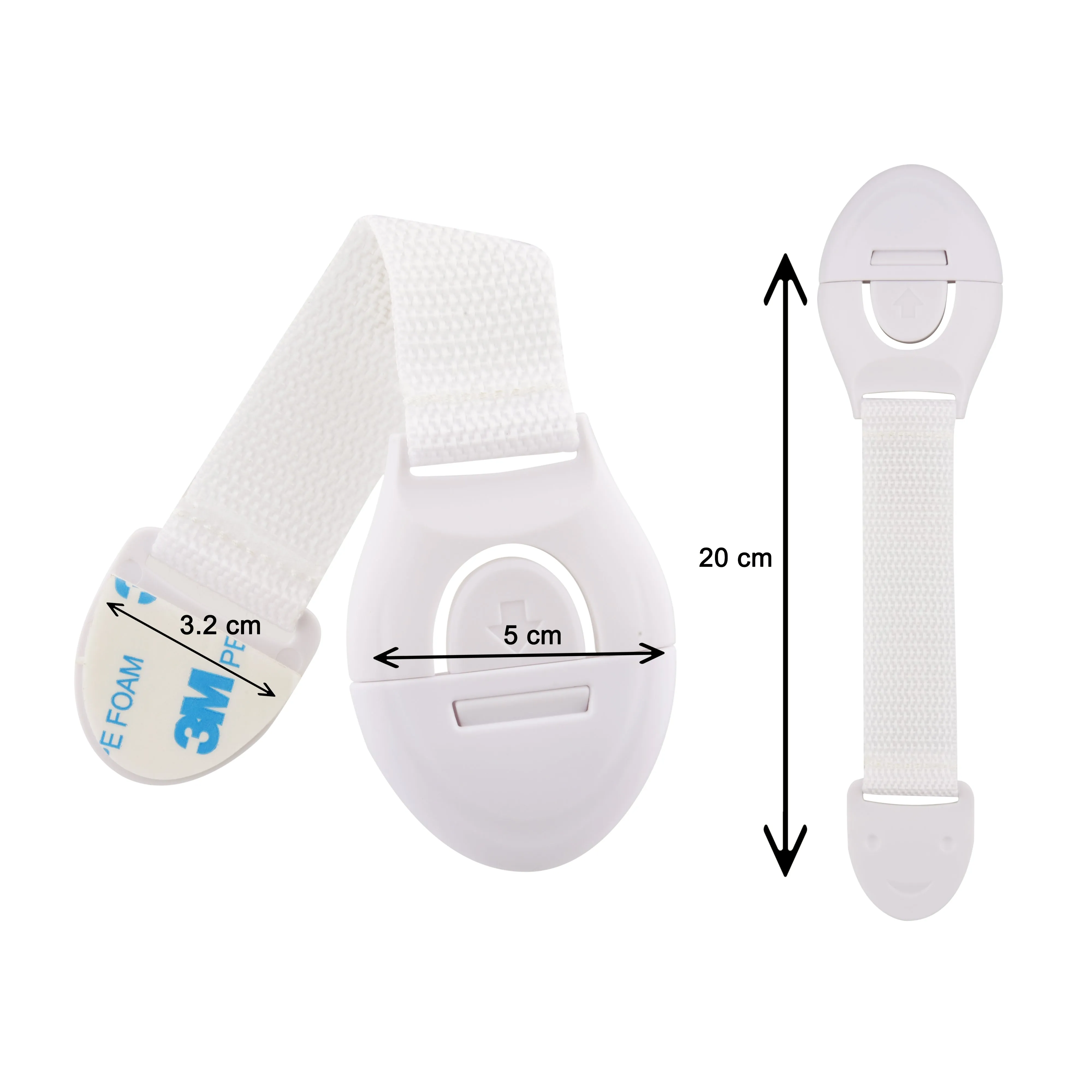 Kiddery Safety Lock | Baby Proofing Locks | Nylon Strap