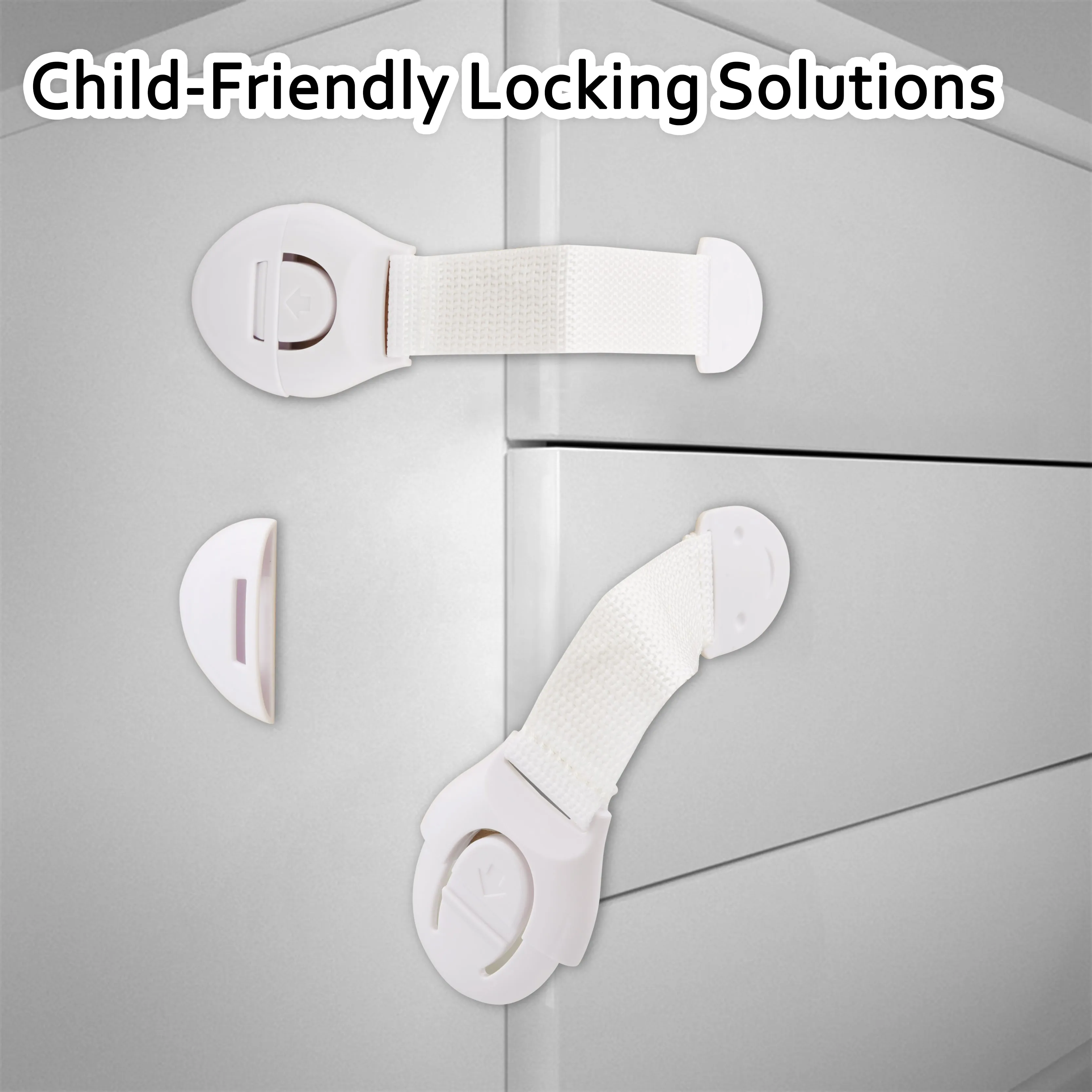 Kiddery Safety Lock | Baby Proofing Locks | Nylon Strap