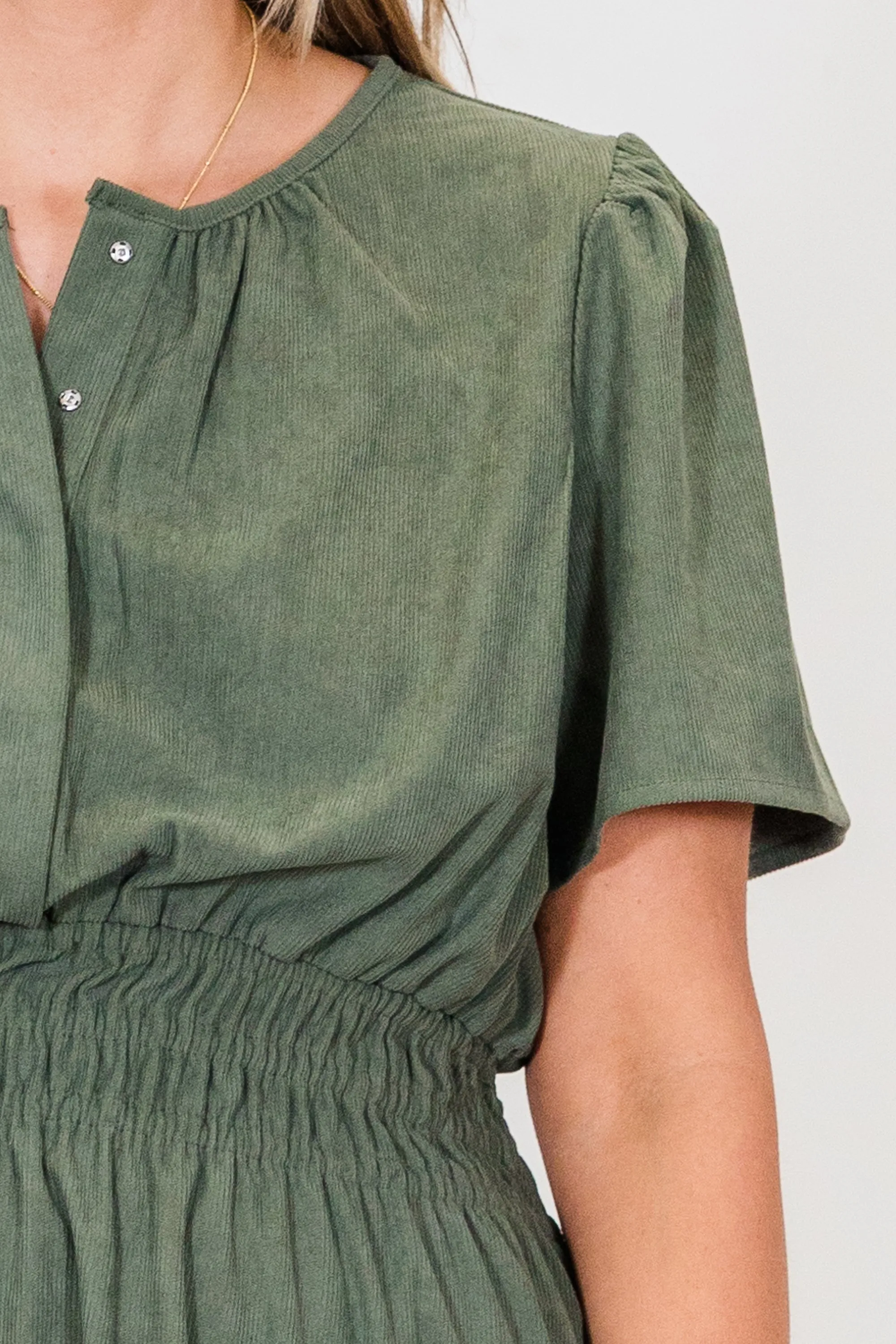 Leaves Changing Dress, Green