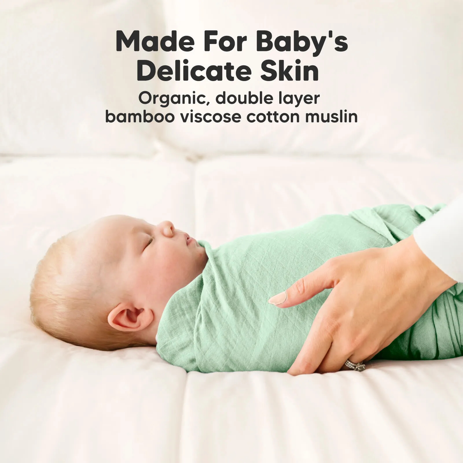 Lumi Muslin Swaddle Blankets (Mirage)