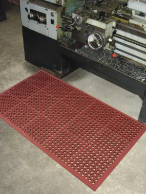 Mat Anti Fatigue, Terracotta Red, 900x600mm