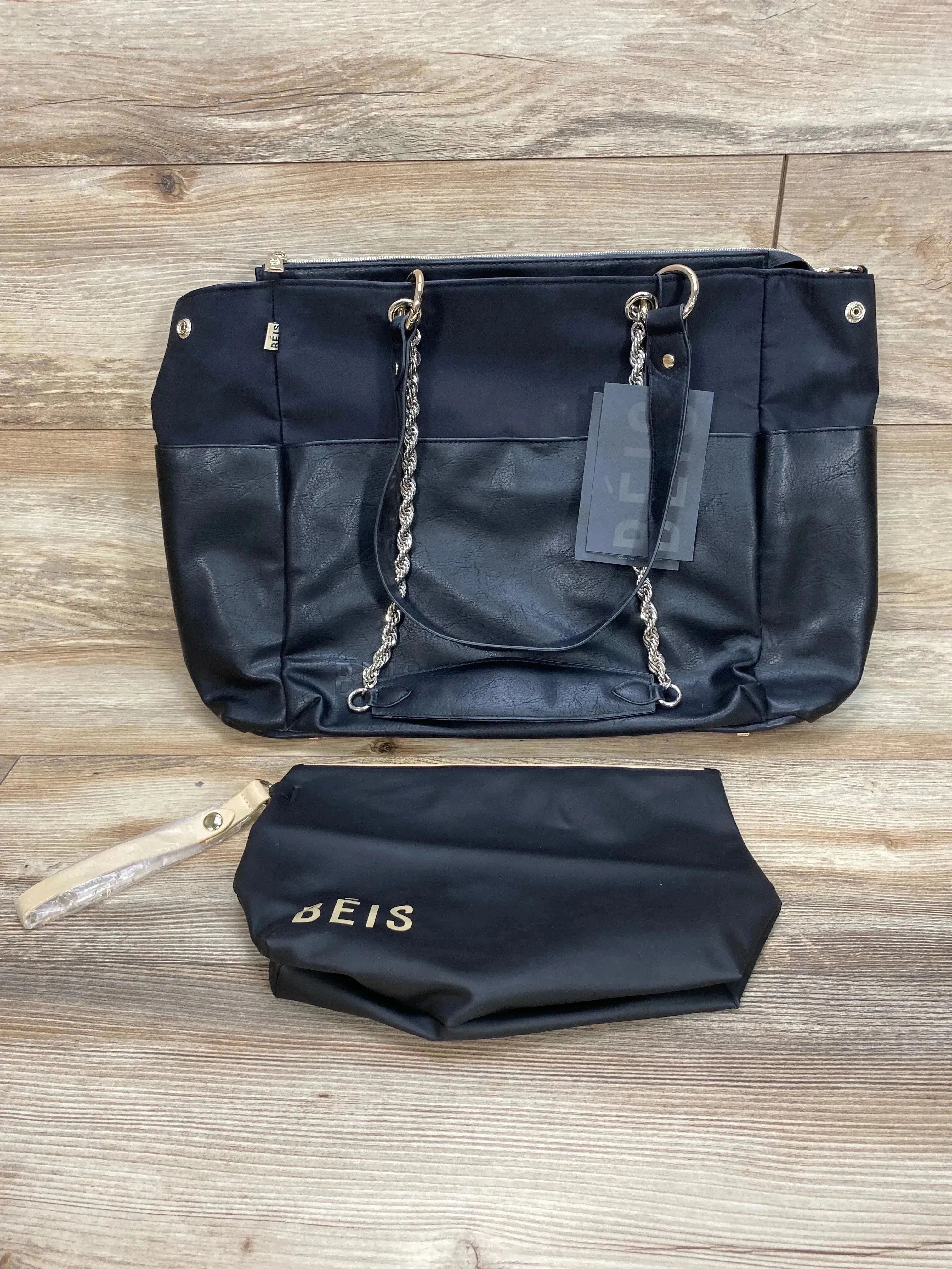 NEW Beis The Diaper Bag in Black